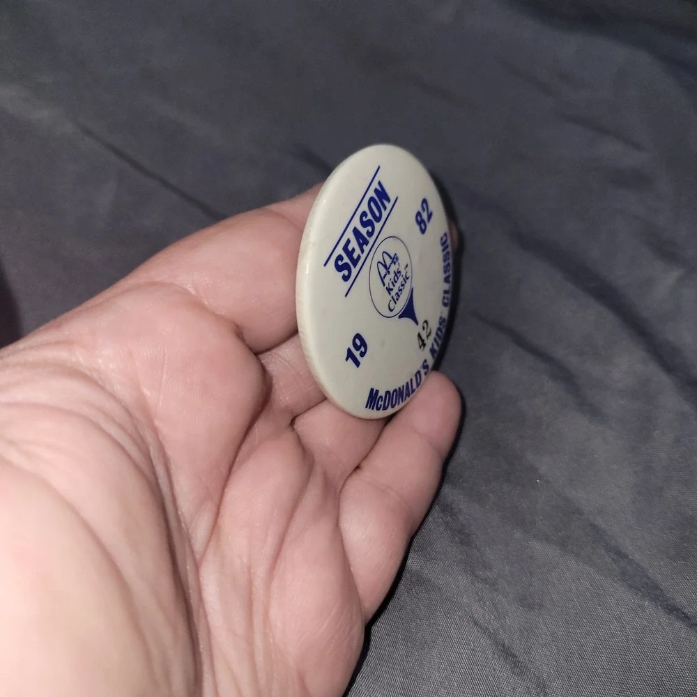 McDonald's PRO-AM Golf Kids' Classic 1982 Button Pin